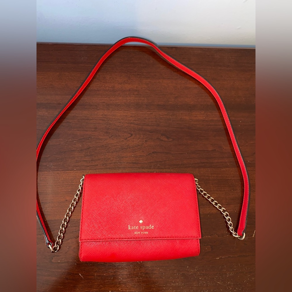 Small Red Kate Spade Purse.